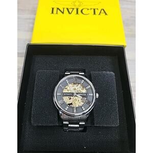 Invicta Objet D Art Automatic Men's Watch w/ Skeleton Dial - 40mm, Silver 69118